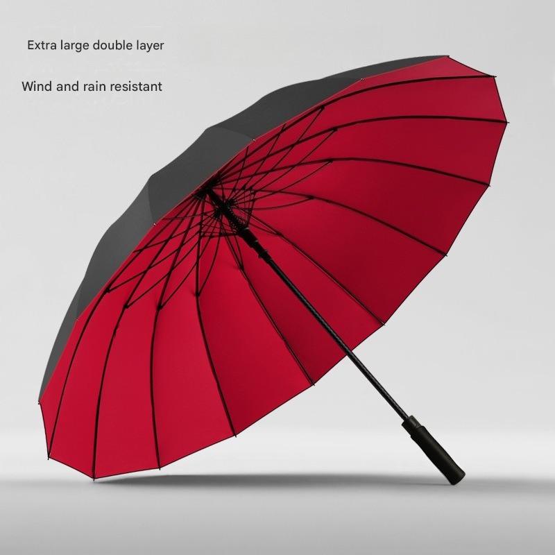 30 Inch 16 Ribs Automatic Doub - Golf Umbrella Large recension och pris