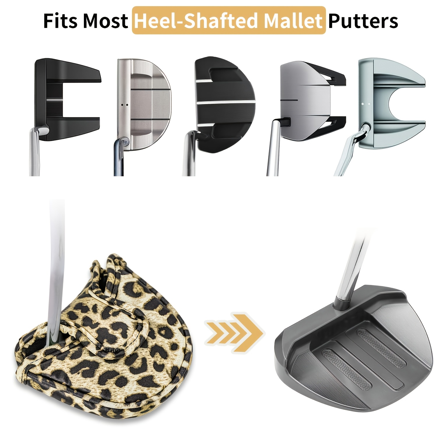 1pc Leopard Print Golf Putter  - Golf Tees recension och pris
