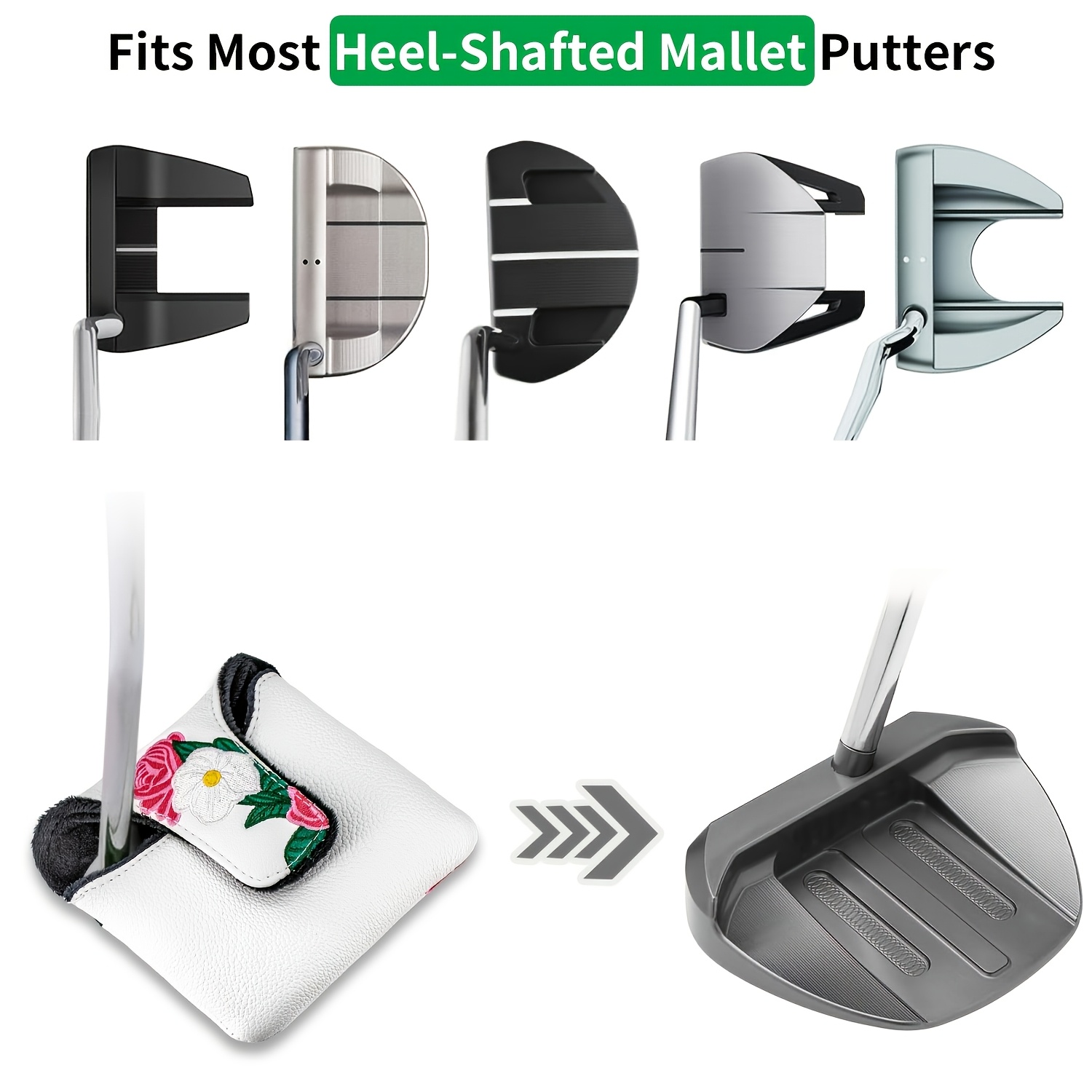 1pc Magnetic PU Golf Putter Co - Golf Putter recension och pris