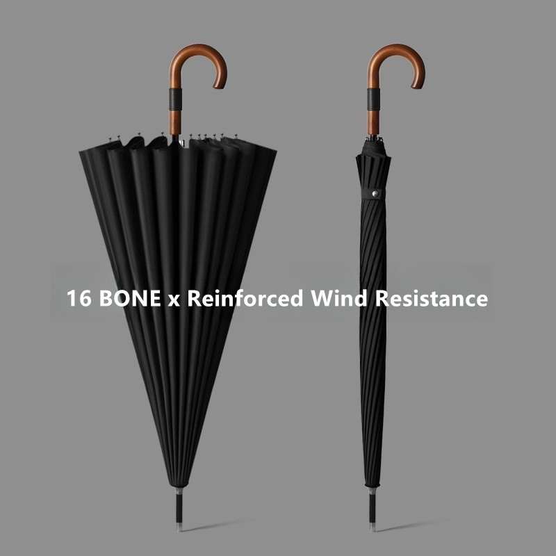 Japanese Style 16 Ribs Automat - Golf Umbrella recension och pris