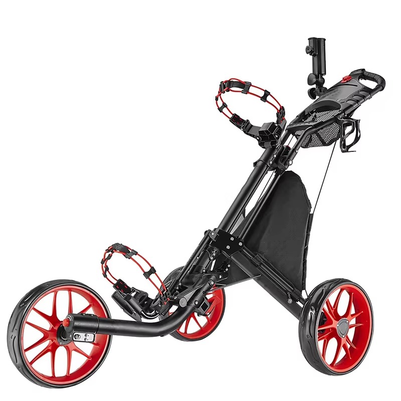 Golf Push Cart 4 Wheel Sturdy  - Golf Umbrella recension och pris