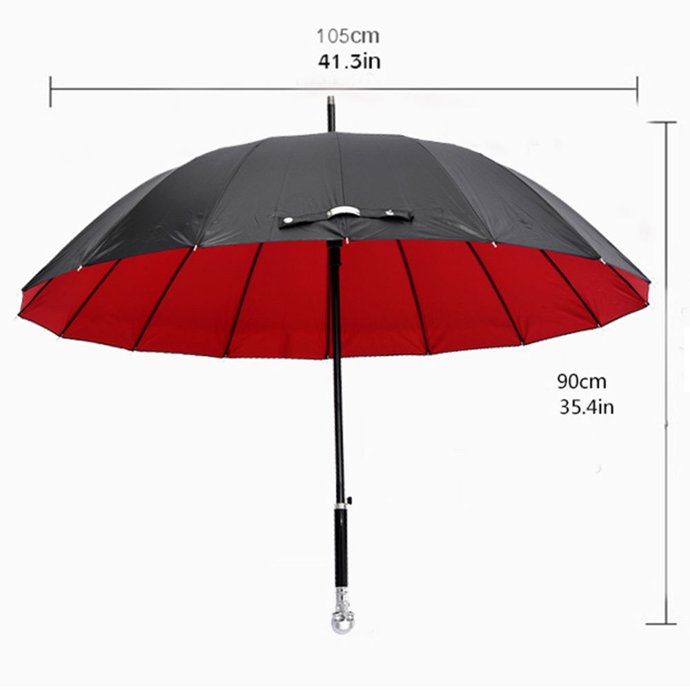 Silver Skull  Umbrella  Luxury - Golf Umbrella Large recension och pris