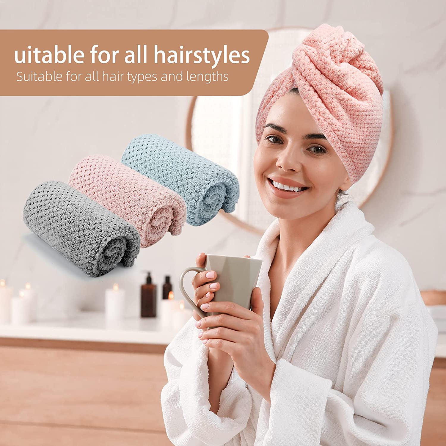 Women's Dry Hair Towel (Dry Ha - Golf Towel recension och pris